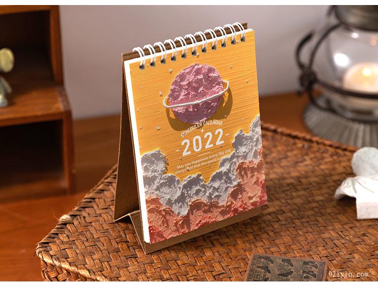 2022年臺(tái)歷文藝復(fù)興系列 桌面臺(tái)歷復(fù)古油畫(huà)線圈日歷 6款  第6張