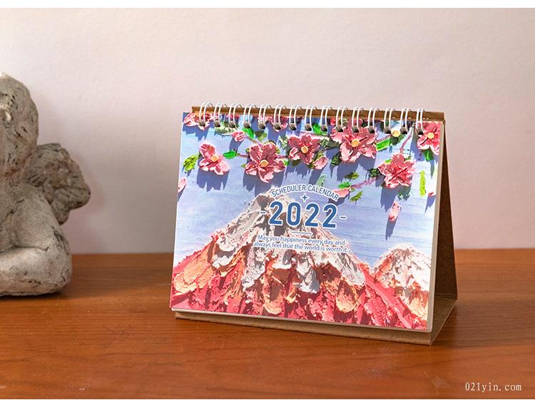 2022年臺(tái)歷文藝復(fù)興系列 桌面臺(tái)歷復(fù)古油畫(huà)線圈日歷 6款  第5張