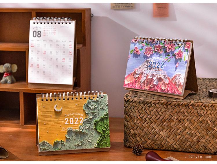 2022年臺(tái)歷文藝復(fù)興系列 桌面臺(tái)歷復(fù)古油畫(huà)線圈日歷 6款  第3張