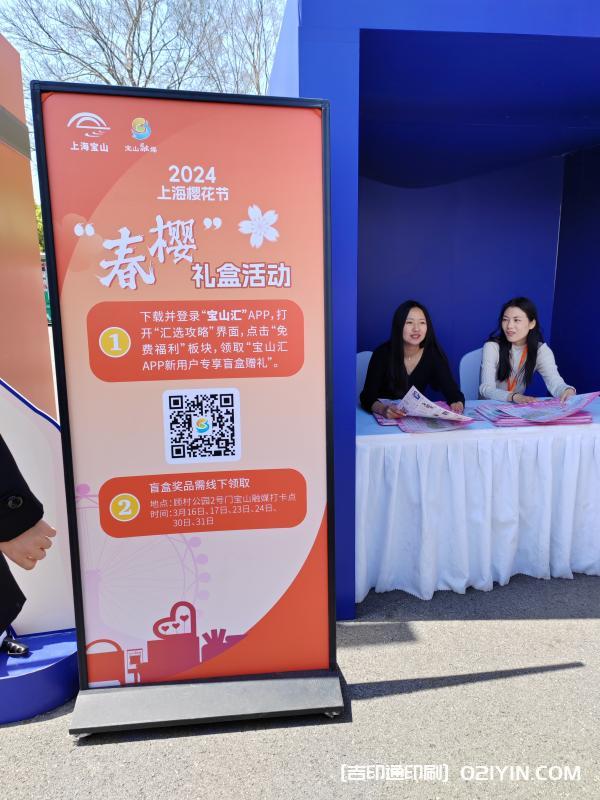 上海公園櫻花節(jié)宣傳折頁印刷廠家  第3張