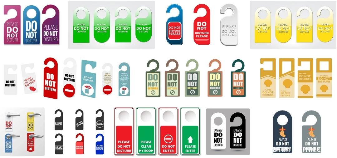 國外設計酒店掛卡印刷  第4張