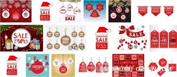 圣誕節促銷吊卡印刷  第3張