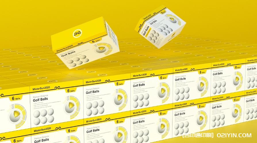 ?進(jìn)口高爾夫球彩盒設(shè)計印刷  第3張