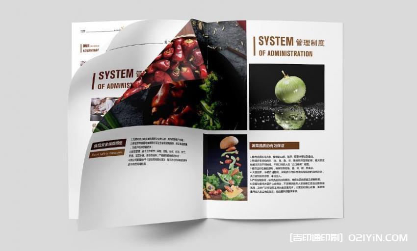 餐飲行業畫冊印刷